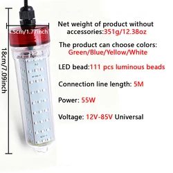 Luz submarina LED para señuelos – iluminación nocturna de pesca