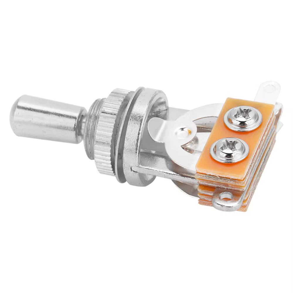 Selector de pastillas 3 vías para guitarra eléctrica plateado/dorado - imagen 4