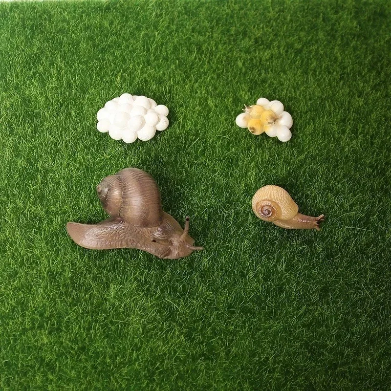 Figura caracol realista resina kawaii para decoración de jardín - imagen 4