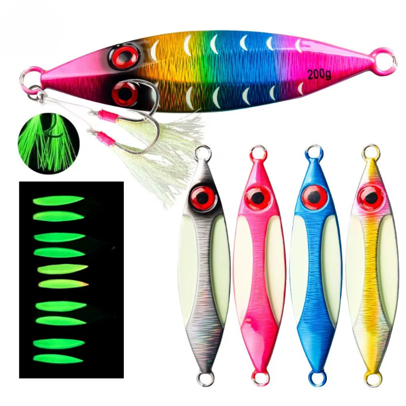 Gran Metal Vertical – Jig 3D láser luminoso para jigging de atún - imagen 2