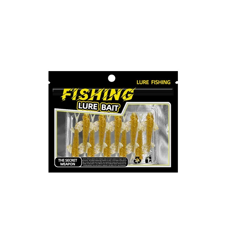 Vinilo TPR de 65 mm con cola de mariposa para rockfishing - imagen 4