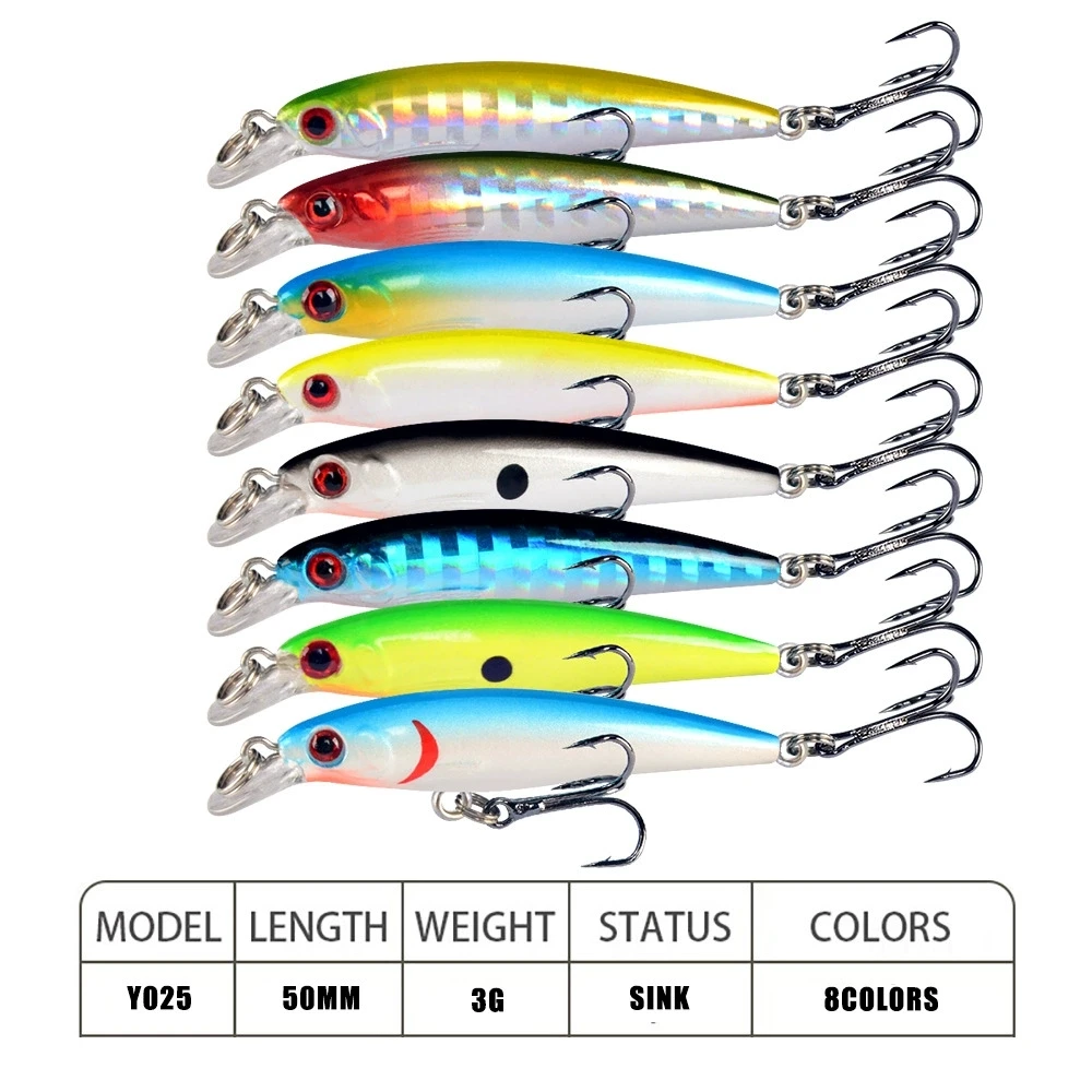 Wobbler flotante micro minnow anti-enganche para lucio y lubina - imagen 5
