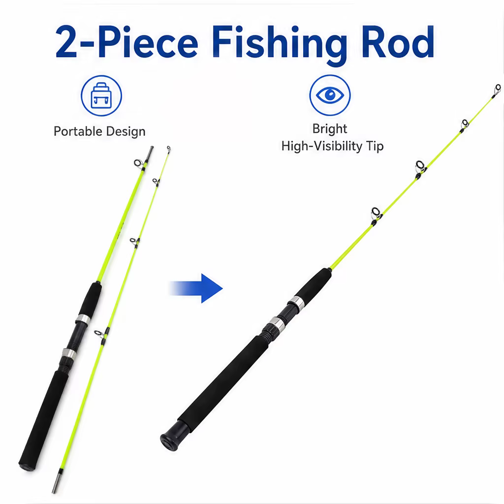 Kit Caña Spinning Telescópica 1,8 m con Carrete y Vinilos – Equipo Pesca - imagen 4