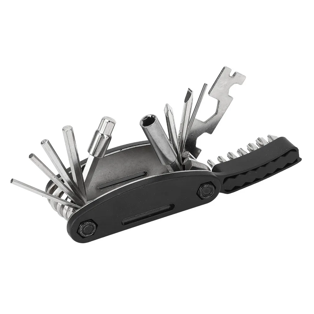 Kit herramientas reparación bicicleta electrochapado de acero al carbono - imagen 5