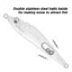 Goture Cuchara Jig para lance de costa con señuelo marino