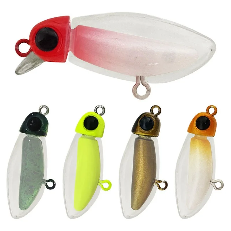 Mini wobblers Minnow para trucha y perca, señuelo flotante - imagen 3