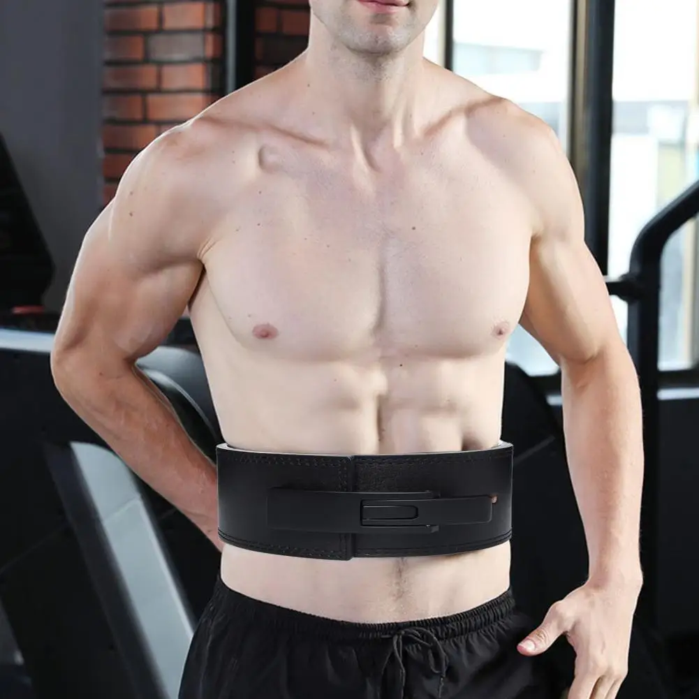 Cinturón para levantamiento de pesas antidesgarro fitness - imagen 3