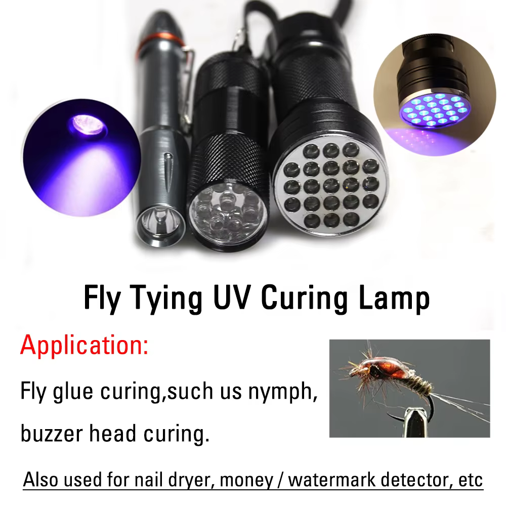 ICERIO Linterna UV para atar moscas y curar resinas - imagen 3