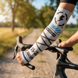 Mangas solares de seda fría para pesca y ciclismo UV ligeras