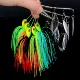 Spinnerbait metálico para lucio con señuelo duro giratorio - imagen 5