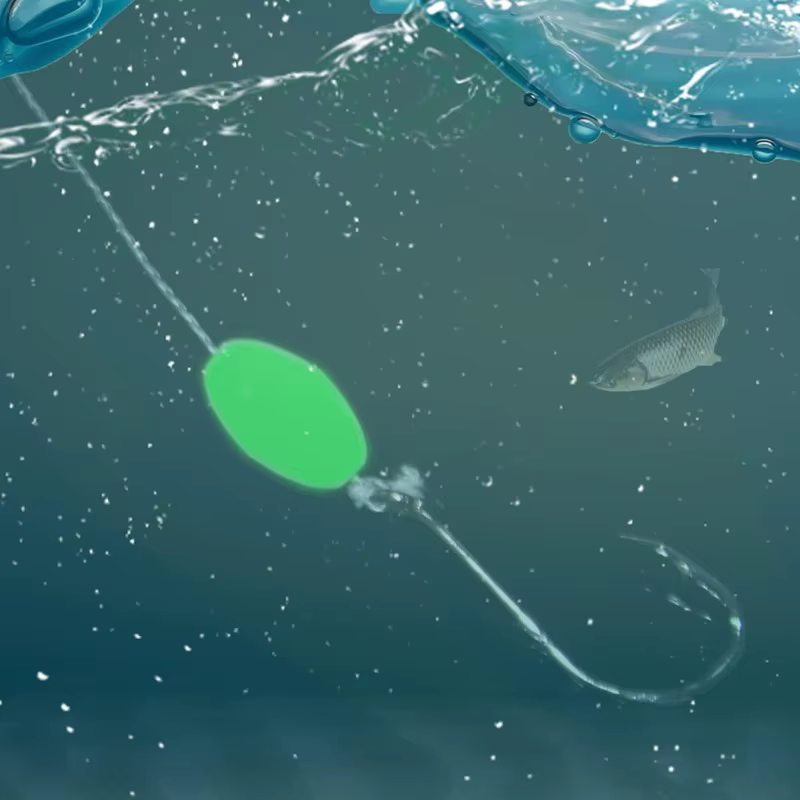 Cuentas Luminosas Ovaladas Flotantes para Aparejos de Pesca Nocturna - imagen 5