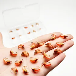 Moscas secas Scud Ninfa rojo para pesca de trucha y lubina