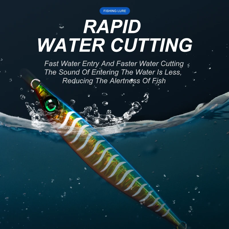 Obsession J100 Jigging Plano Sardina agua salada - Cebo de metal - imagen 2