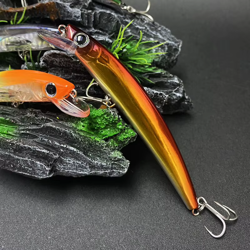Wobbler Jerkbait flotante 3D para lubina de agua salada - imagen 4