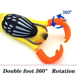 Señuelo Patito Topwater Doble Hélice Flotante para Lubina y Bagre