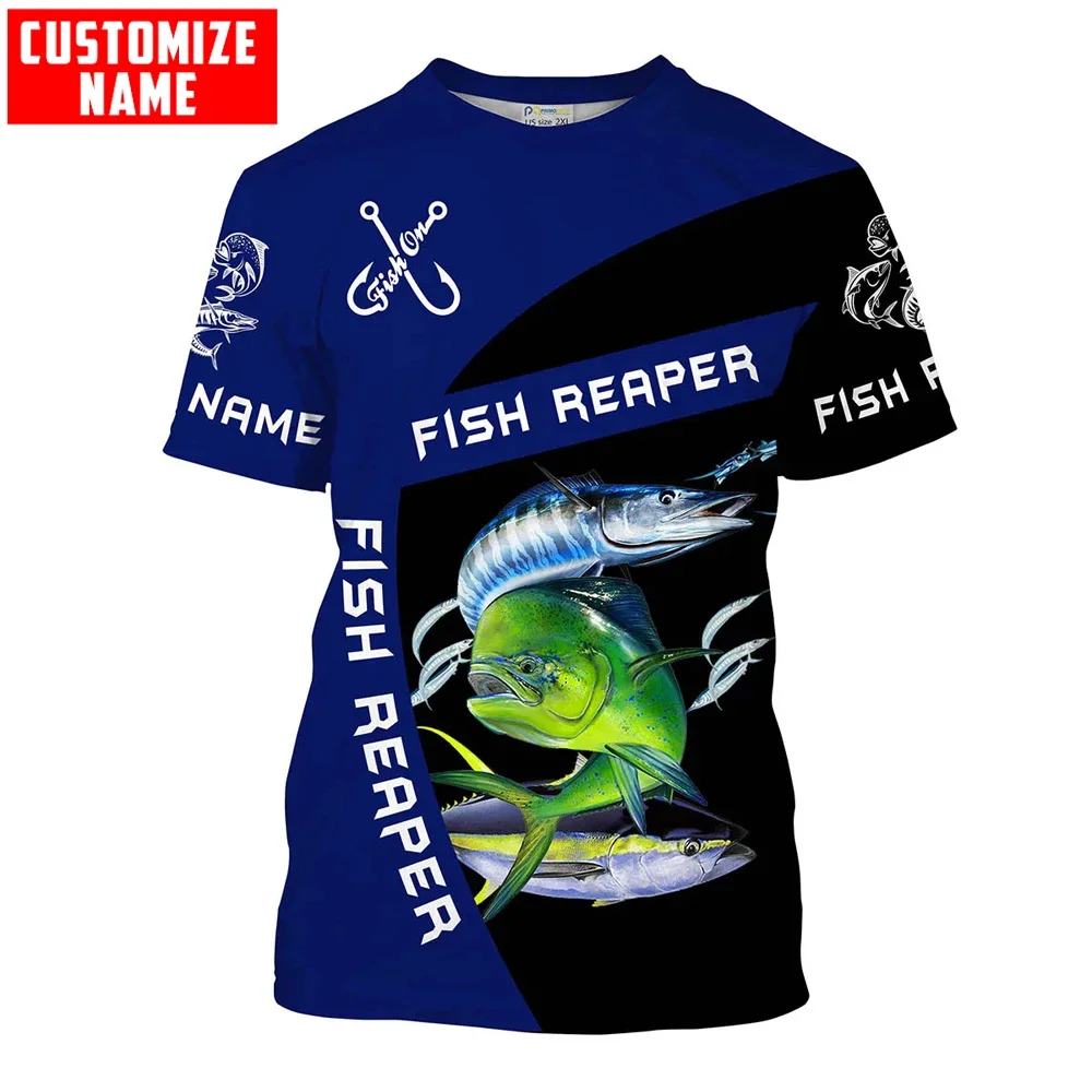 TX270 Camiseta de pesca dorado wahoo – Diseño 3D personalizado - imagen 2