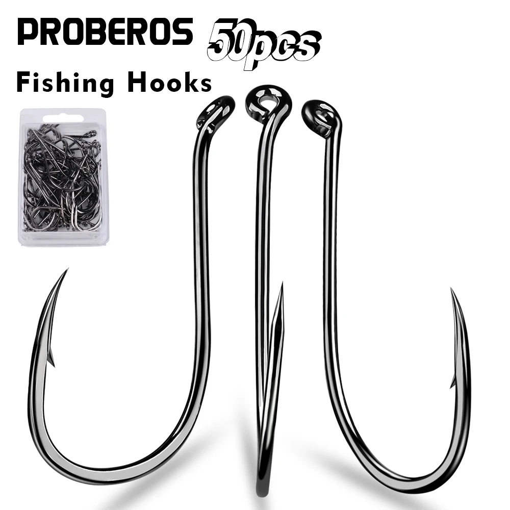 Anzuelos PROBEROS de acero al carbono para pesca