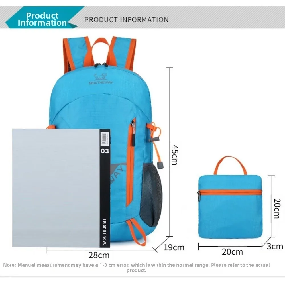 Mochila impermeable plegable ultraligera para pesca y rutas - imagen 2