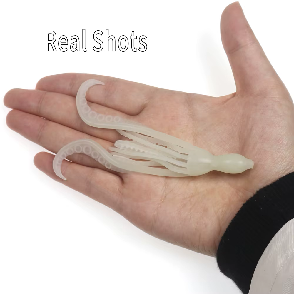 Señuelo Wifreo Soft Bait 10cm – Imitación calamar y pulpo para mar - imagen 5
