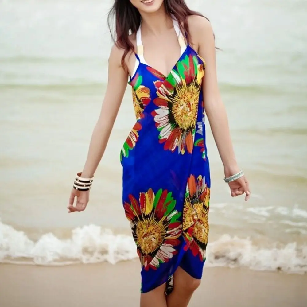Traje de baño sin espalda con tirantes tipo bikini para playa - imagen 4