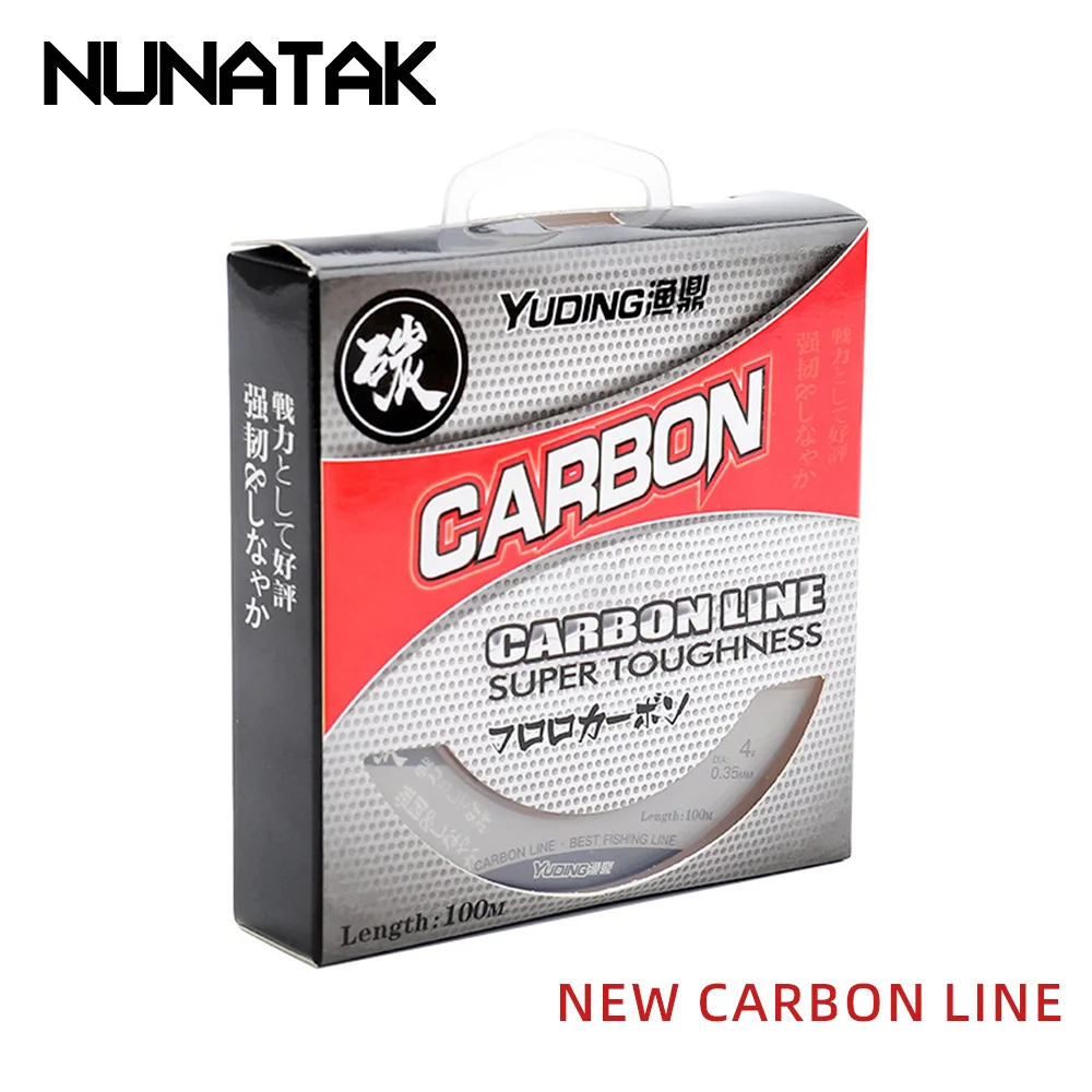 Línea de carbono NUNATAK para carpa – Monofilamento Nailon resistente - imagen 2
