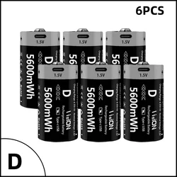 Pilas recargables de litio AA y AAA 1,5V para dispositivos grandes