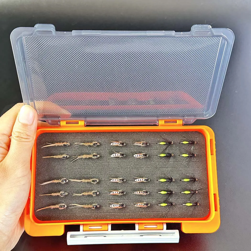 Kit de moscas artificiales para pesca con caña – trucha y salmón - imagen 2