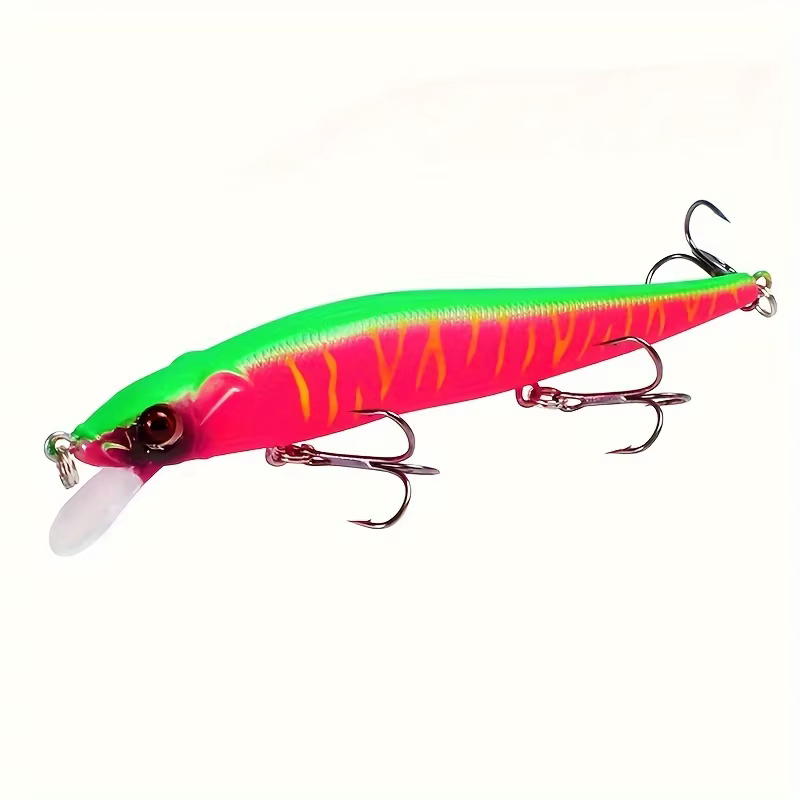 Minnow Artificial con 3 Anzuelos Triples – Señuelo para Lucio y Carpa - imagen 4