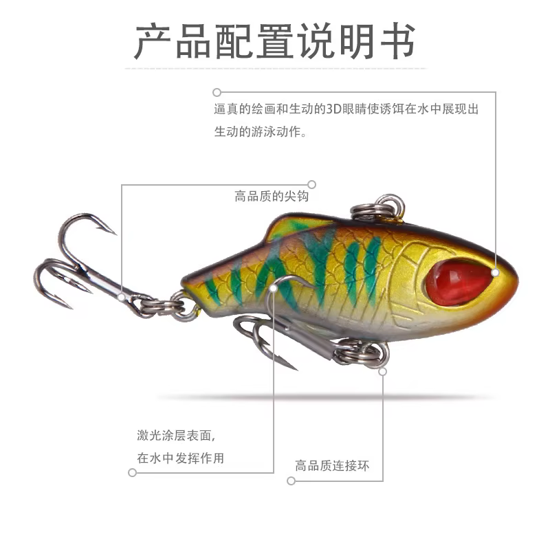 Mini Crankbait Invernal 3.5cm – Señuelo Duro de Hundimiento Rápido para Mar - imagen 4