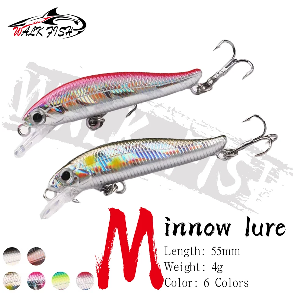 WALK FISH Minnow — Jerkbait para lubina y trucha - imagen 4