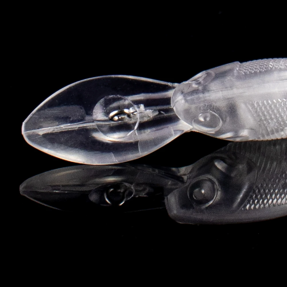 Detalle del diseño del minnow en blanco