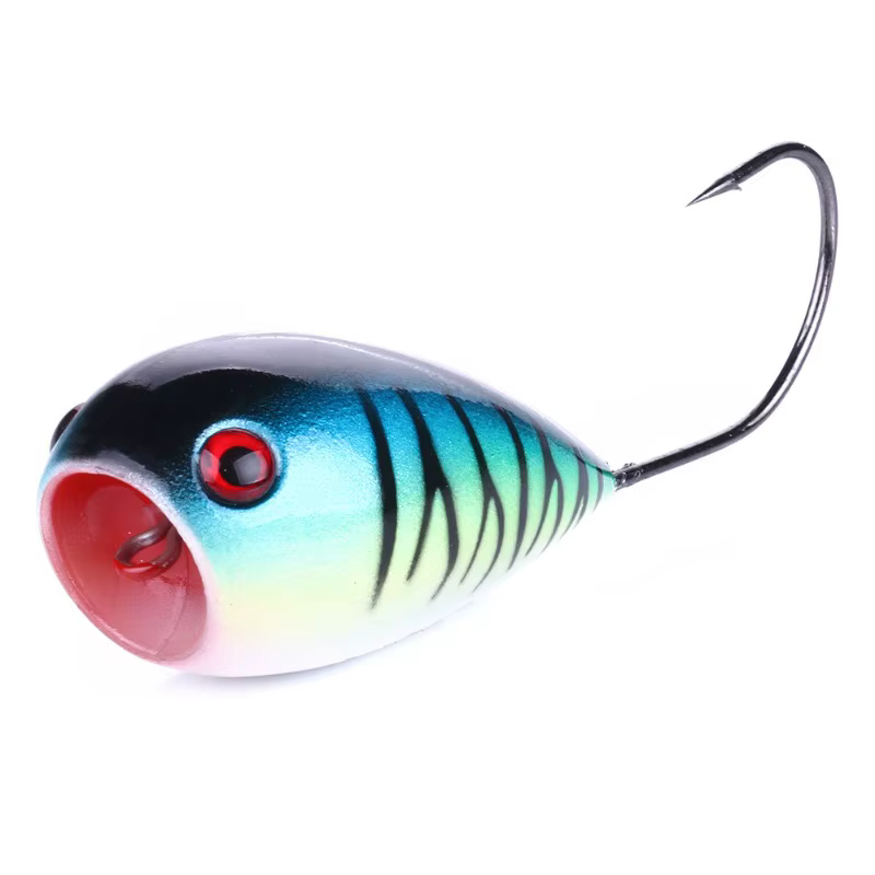 ALASICKA Popper huevo croata 8cm – Señuelo artificial flotante