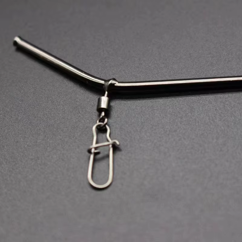 MNFT Conector Giratorio Antienredos Tubo Latón L para pesca - imagen 5