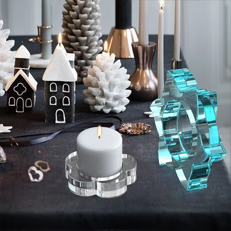 molde candelabro resina epoxi silicona