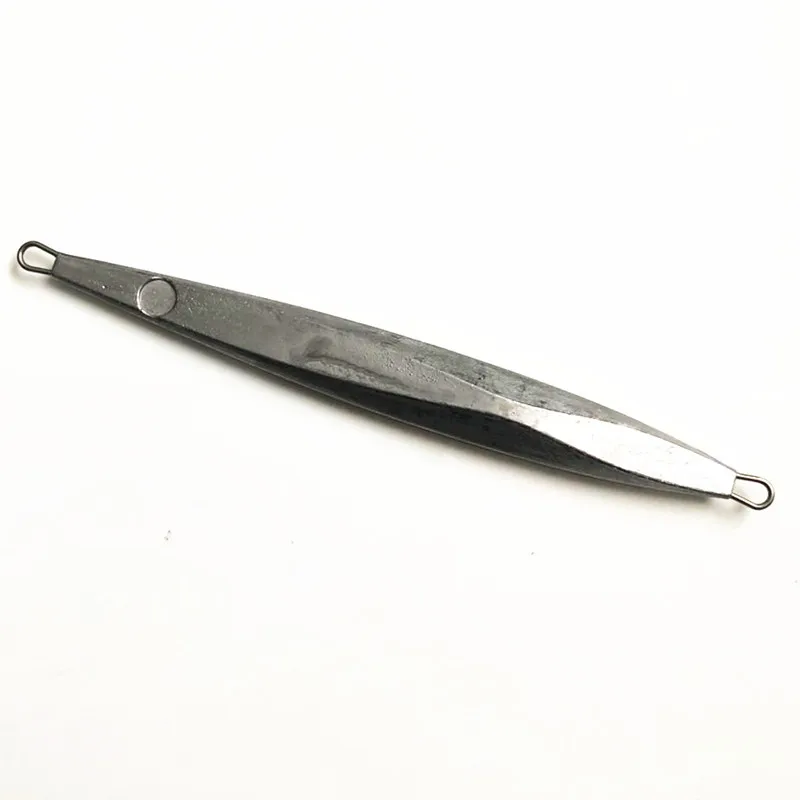 Perfil lateral del señuelo jig Shore