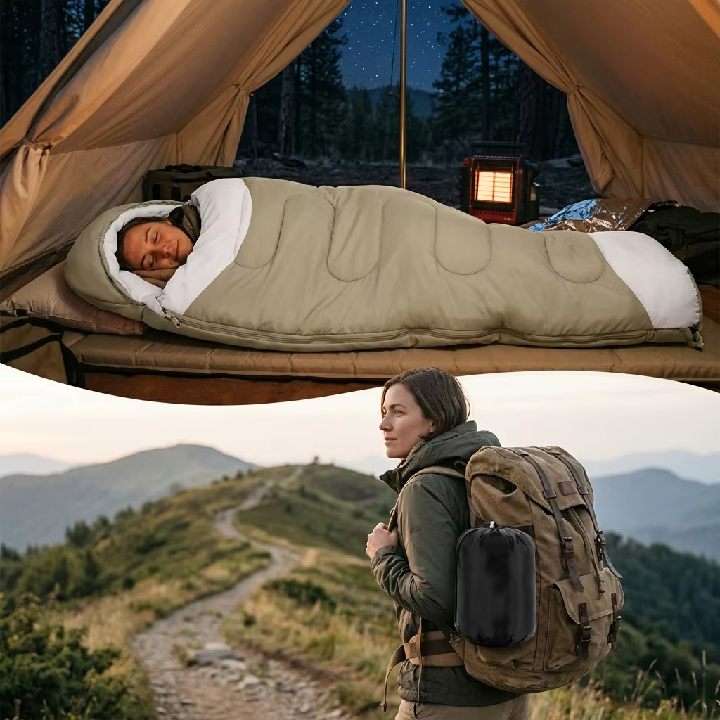 Saco de dormir térmico en bolsa de compresión - imagen 4