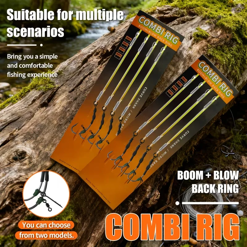 Montaje completo para pesca de carpa