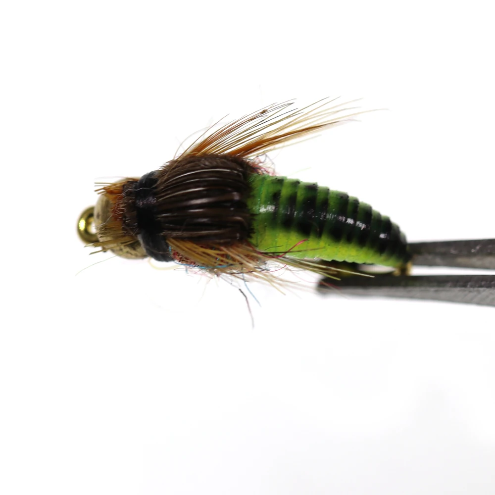 Vtwins Ninfa Pupa mosca artificial Beadhead – hundimiento rápido - imagen 5