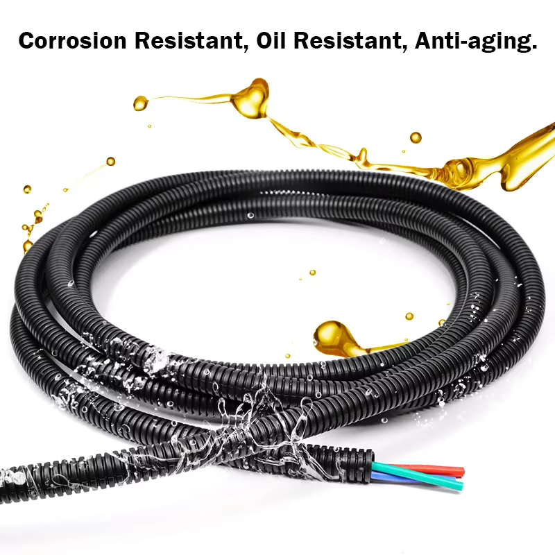 Tubo corrugado aislado PP 1‑10 m – Enhebrado de cables y protección de mallas - imagen 5