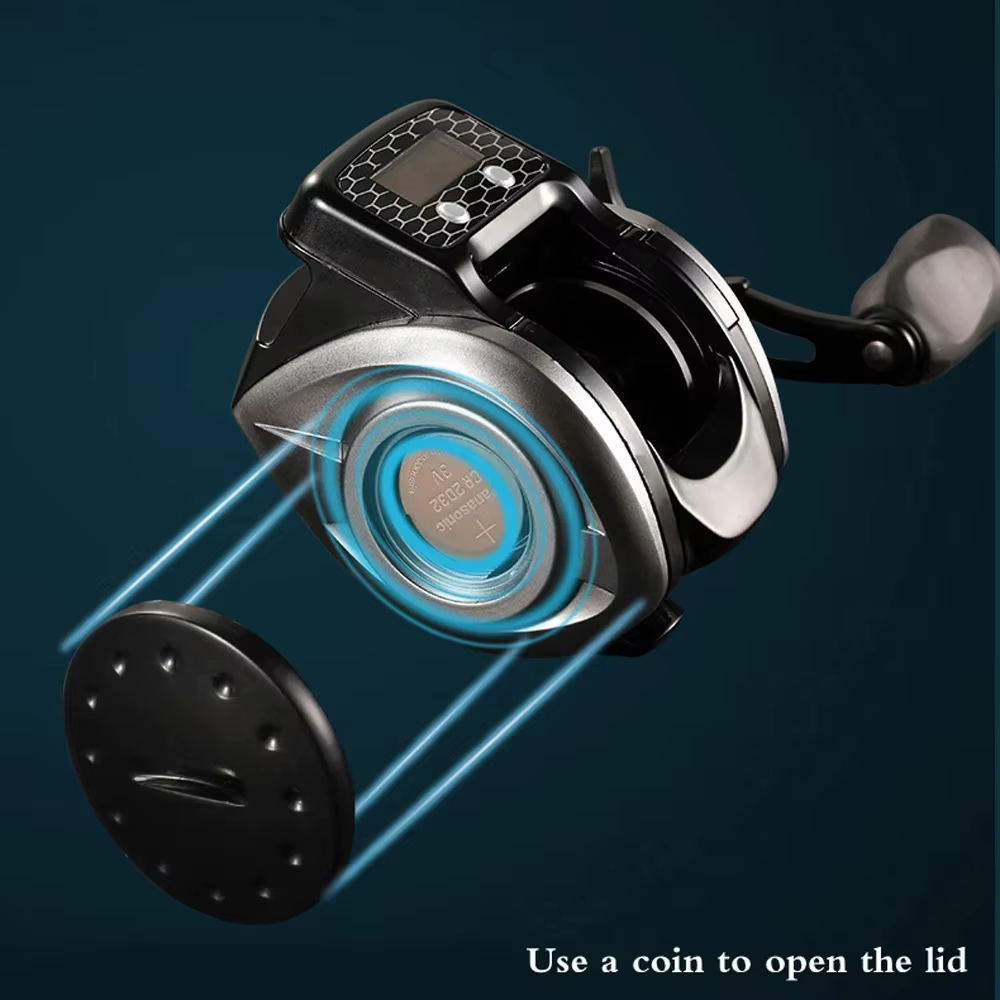 Carrete baitcasting con contador de línea digital LED 6,3:1 - imagen 4