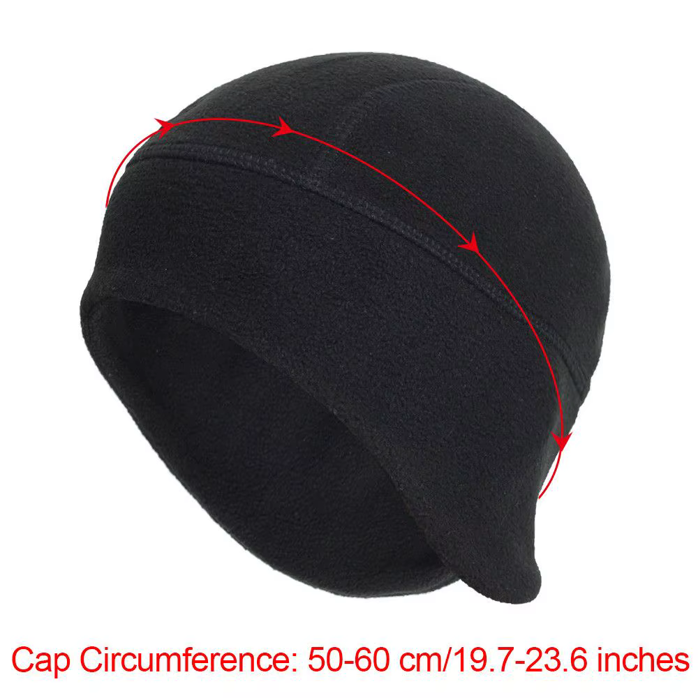 Detalle del forro polar interior del gorro
