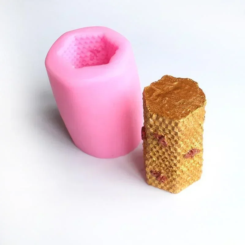 Resultado decorativo con estética de abeja y panal
