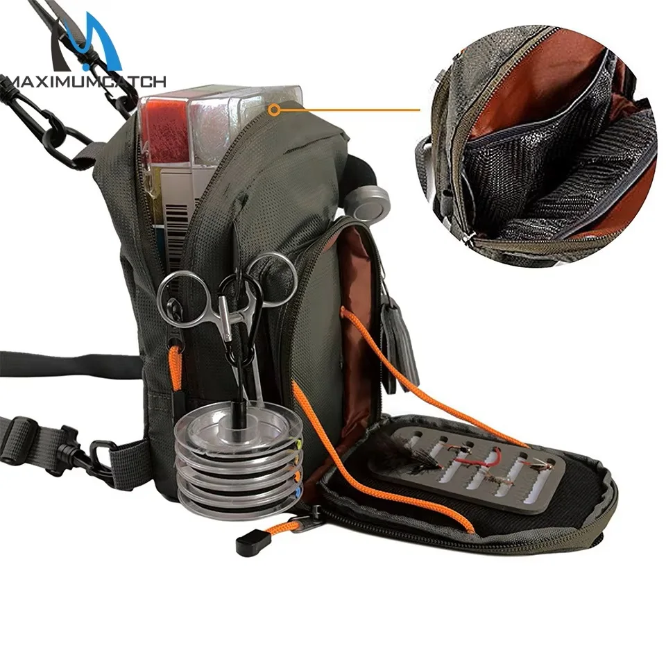 Bolsa de pesca con mosca MAXCATCH V-Comp con correa acolchada - imagen 2