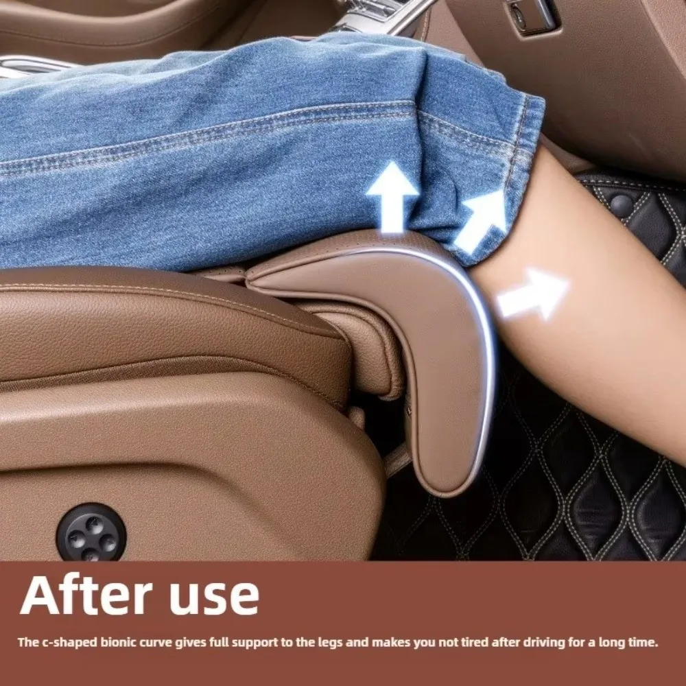 Funda de asiento de coche de gamuza con soporte piernas viscoelástico - imagen 5