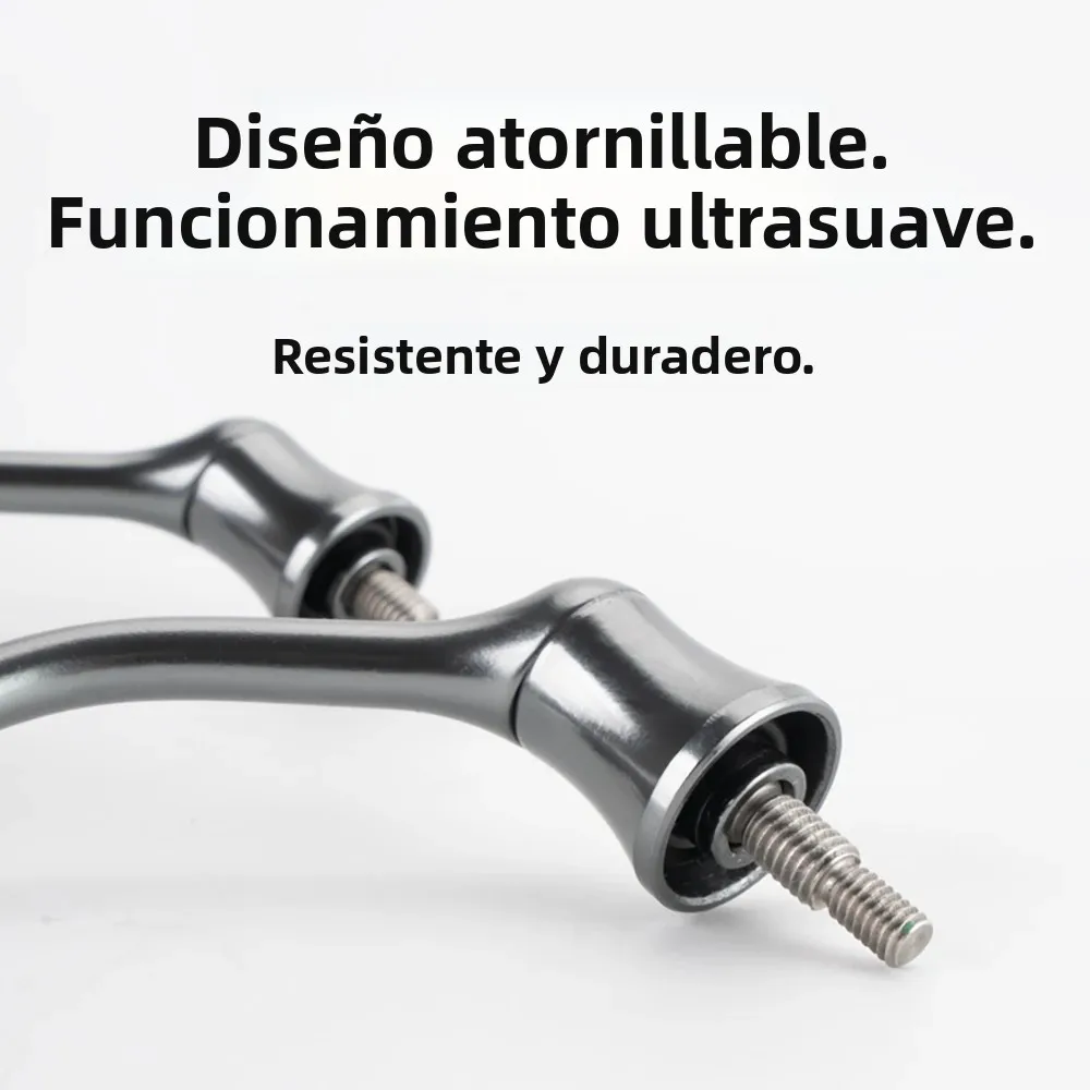 Huidiao CNC Manivela de carrete metálica con brazo atornillable - imagen 2