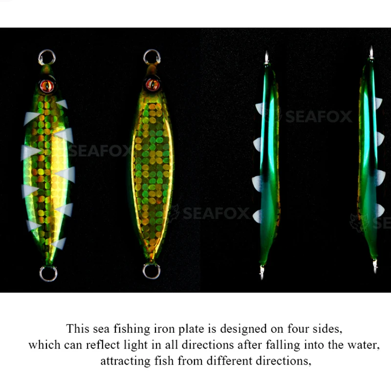 Jig Slow Pitch de Metal para Pesca en Agua Salada - imagen 4