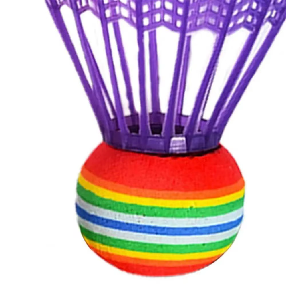 Volantes de bádminton multicolor - Juego de 4 piezas para exterior - imagen 2