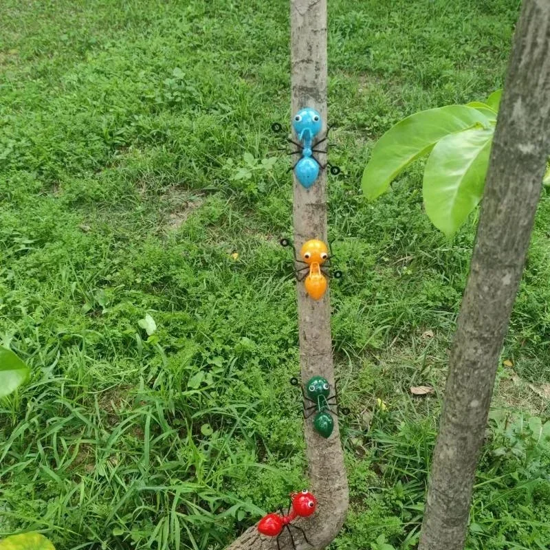 Conjunto de adornos de hierro verde