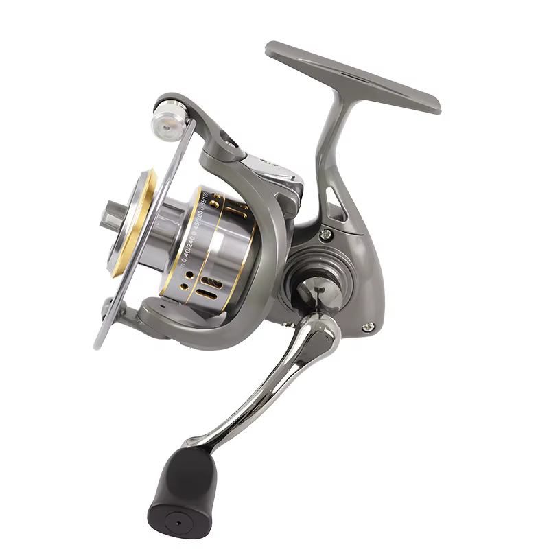 Carrete de pesca giratorio 5.2:1 14LB arrastre máximo CNC doble brazo - imagen 5