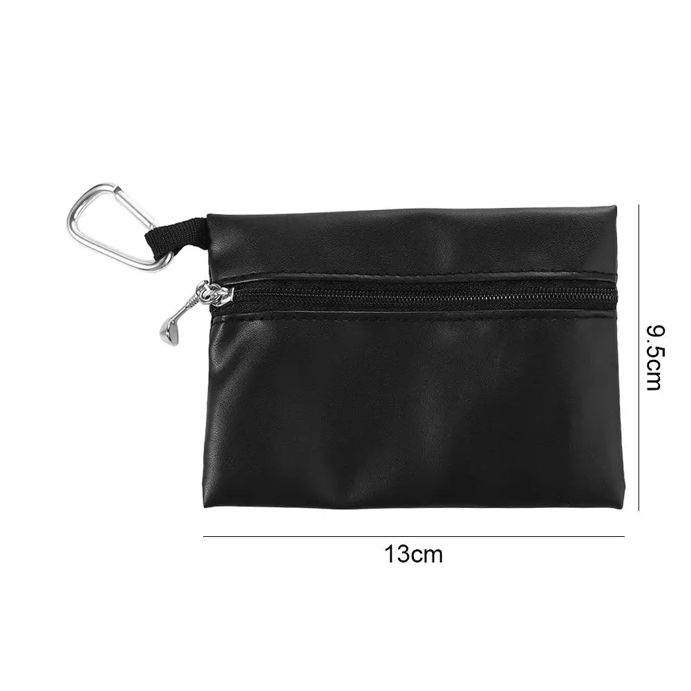Bolsa para tees de golf portátil con organizador accesorios